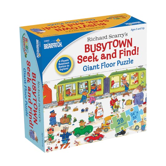Richard Scarry&#x27;s Busytown Seek and Find! Giant Floor Puzzle: 28 Pcs